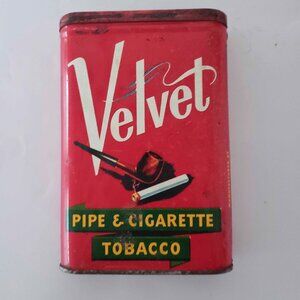Vintage Velvet Tobacco Tin